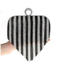 Kvinner kveldsveske fest bankett glitter bag for kvinner jenter bryllup clutches veske kjede skulderveske bolsas mujer: Bk-vi