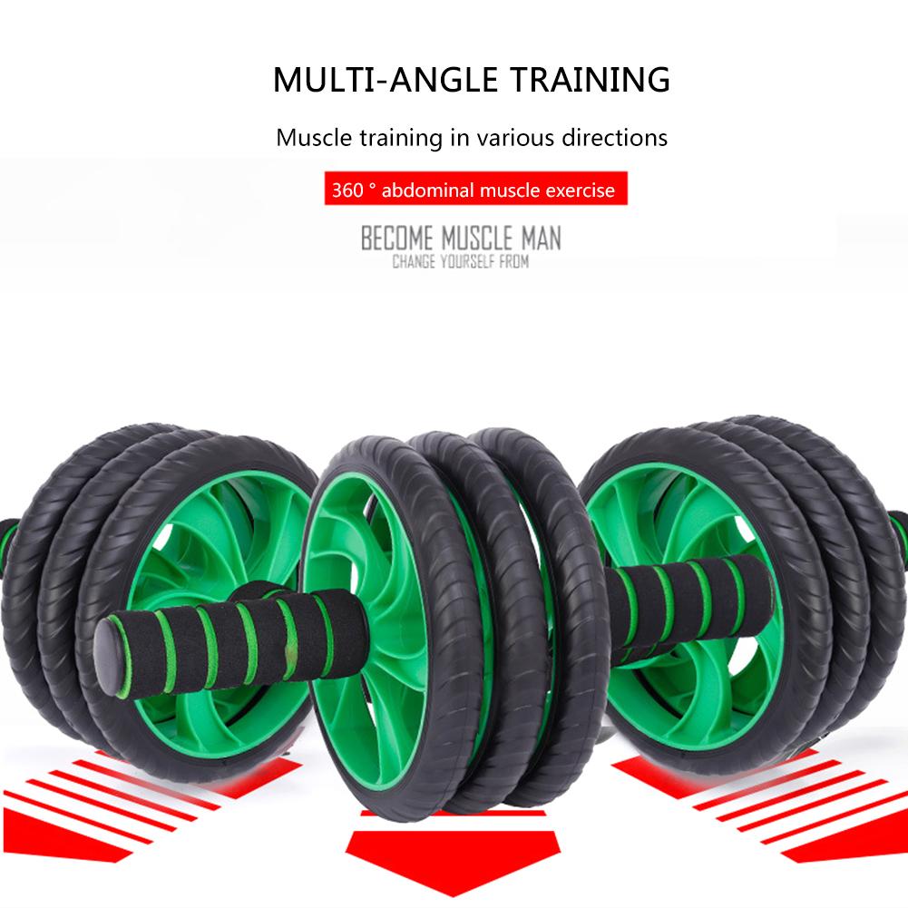 Abdominal Roller Wheel Exercise Equipment Ergonomic Ab Workout Wheels For Home Gym