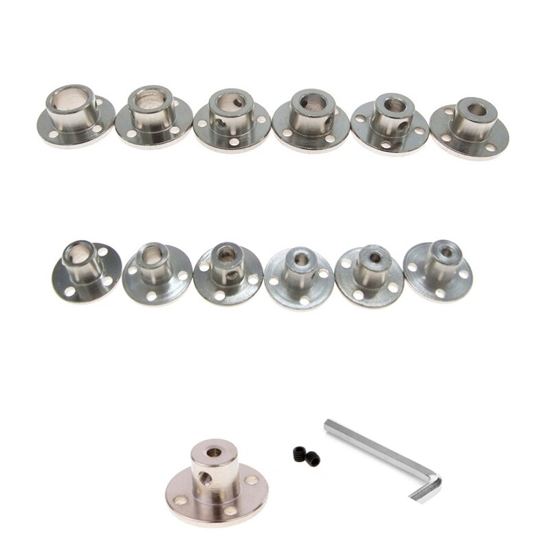 3 mm ~ 12 mm starre Flanschkupplung, Motorführung, Wellenkupplung, Motoranschluss mit Schraubenschlüssel