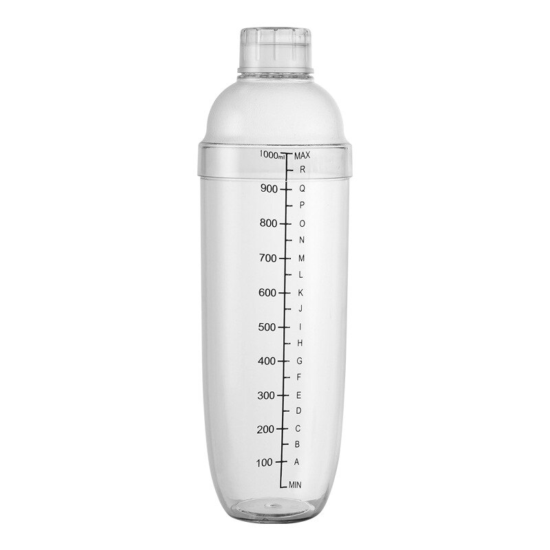 PC Shaker Cup Shaker with Scale Shaker Shaker Shaker Milk Teapot Juice Shaker Resin Shaker Shaker
