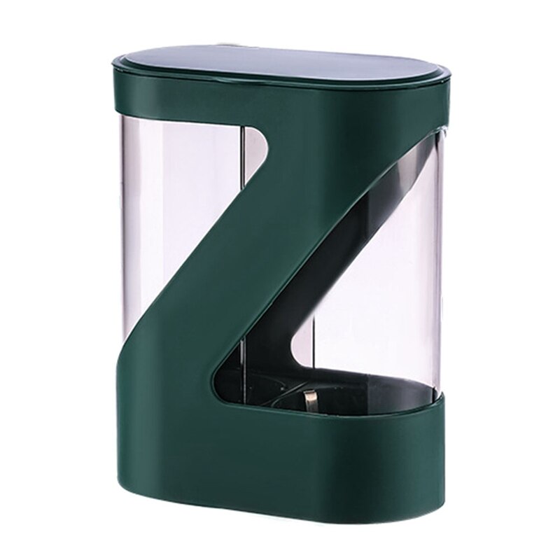 Water Cooler Cup Dispenser,Bathroom Pull Type Cup Holder Wall Mounted, Double Tube Disposable Cups Dispenser: green