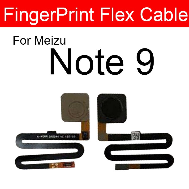 Terug Home Knop Vingerafdruk Flex Kabel Voor Meizu Opmerking 9 Note9 M923Q Sensor Touch ID Vingerafdruk Flex Lint Vervanging Reparatie
