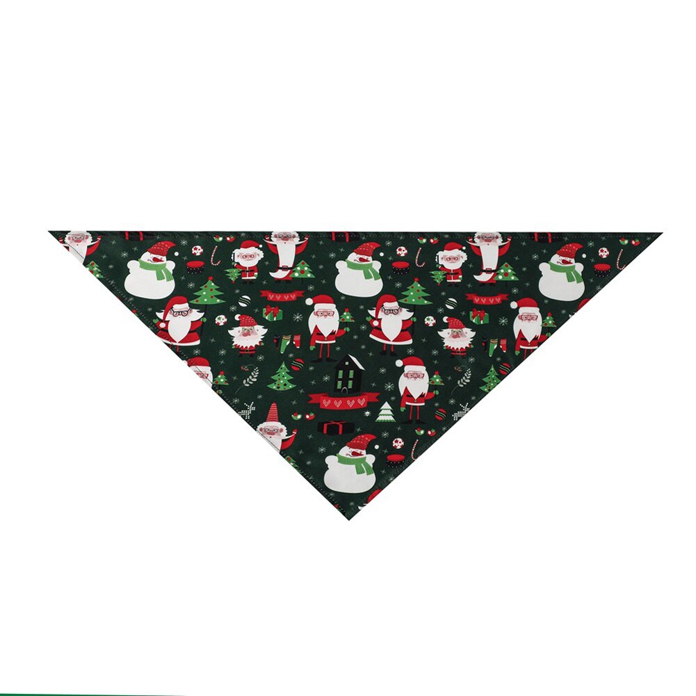 Navidad mascota bufanda Triangular perro Bandana accesorios Baberos para perro gato PR venta