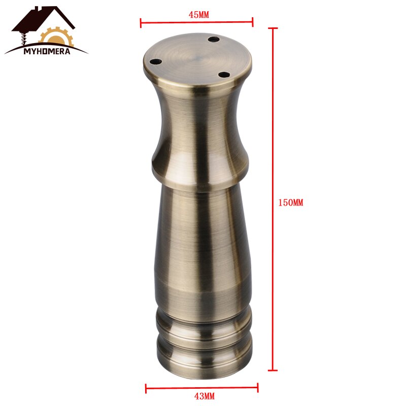 Myhomera 80mm-150mm Möbel Füße Bein Einstellbare Schrank Sofa Beine Aluminium Schrank Kaffee Tee Tisch Schlecht Schutzhülle fuß: Farbe D 150mm