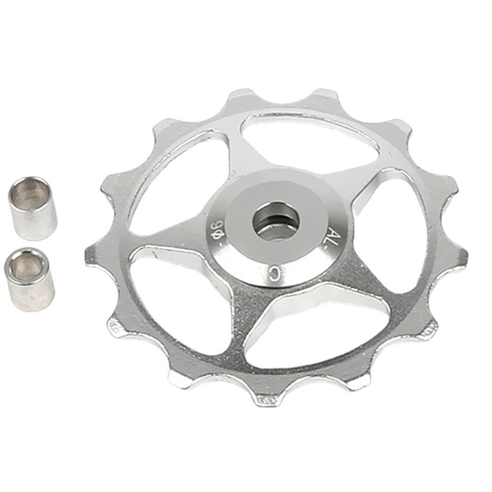 Rear Derailleur MTB Replacement Aluminum Alloy Road Bike 11T/13T Guide Cycling Wheel Pulley Bicycle Accessories Parts: Silver 13T