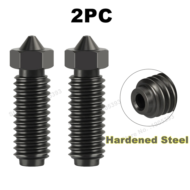 per Anycubic Kobra 3 Ugello Ottone Acciaio Temprato Ugello Stampante 3D per Anycubic Kobra 3 Combo Kobra3, 0.2 0.4 0.6 0.8 1.0mm