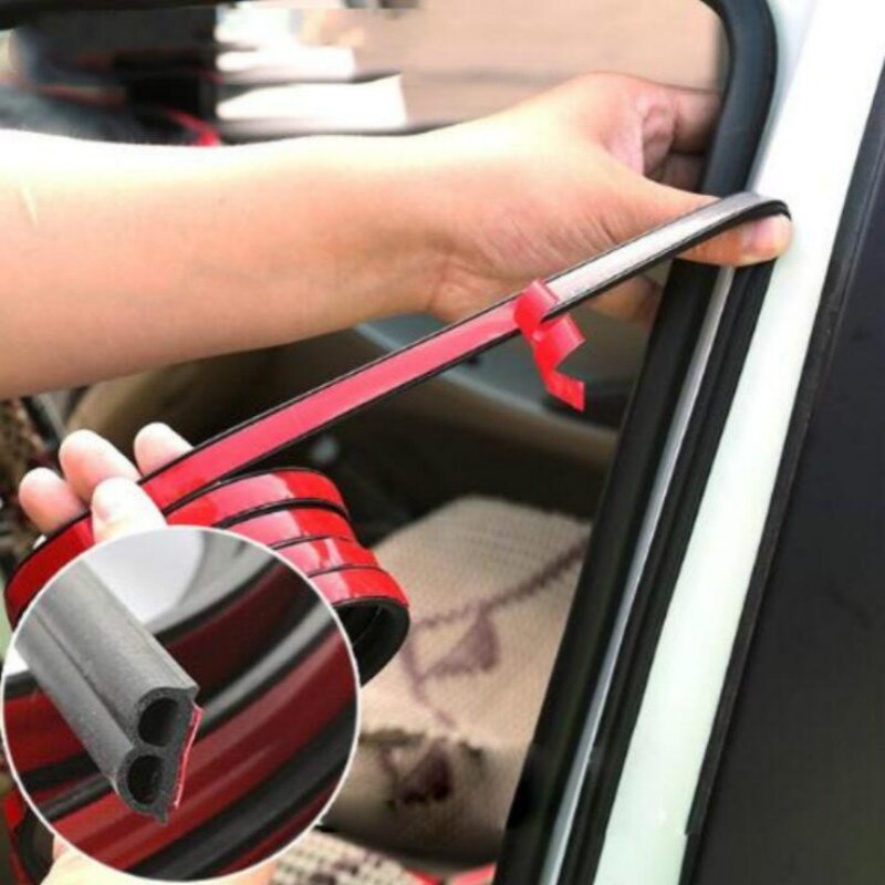 5M B Vorm Auto Rubber Strip Autodeur Afdichting Strips Sticker Tochtstrip Rubber Afdichtingen Geluid Isolatie Afdichting Auto Accessoires