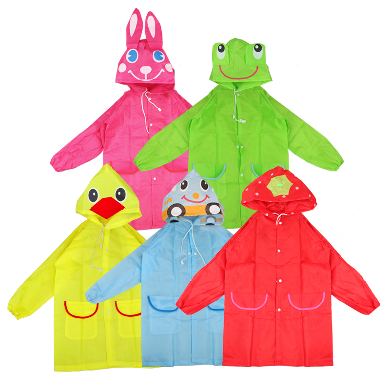 1 Uds estilo Animal de dibujos impermeable para niños abrigo de lluvia impermeable traje de lluvia estudiante chubasquero con estilo Animal