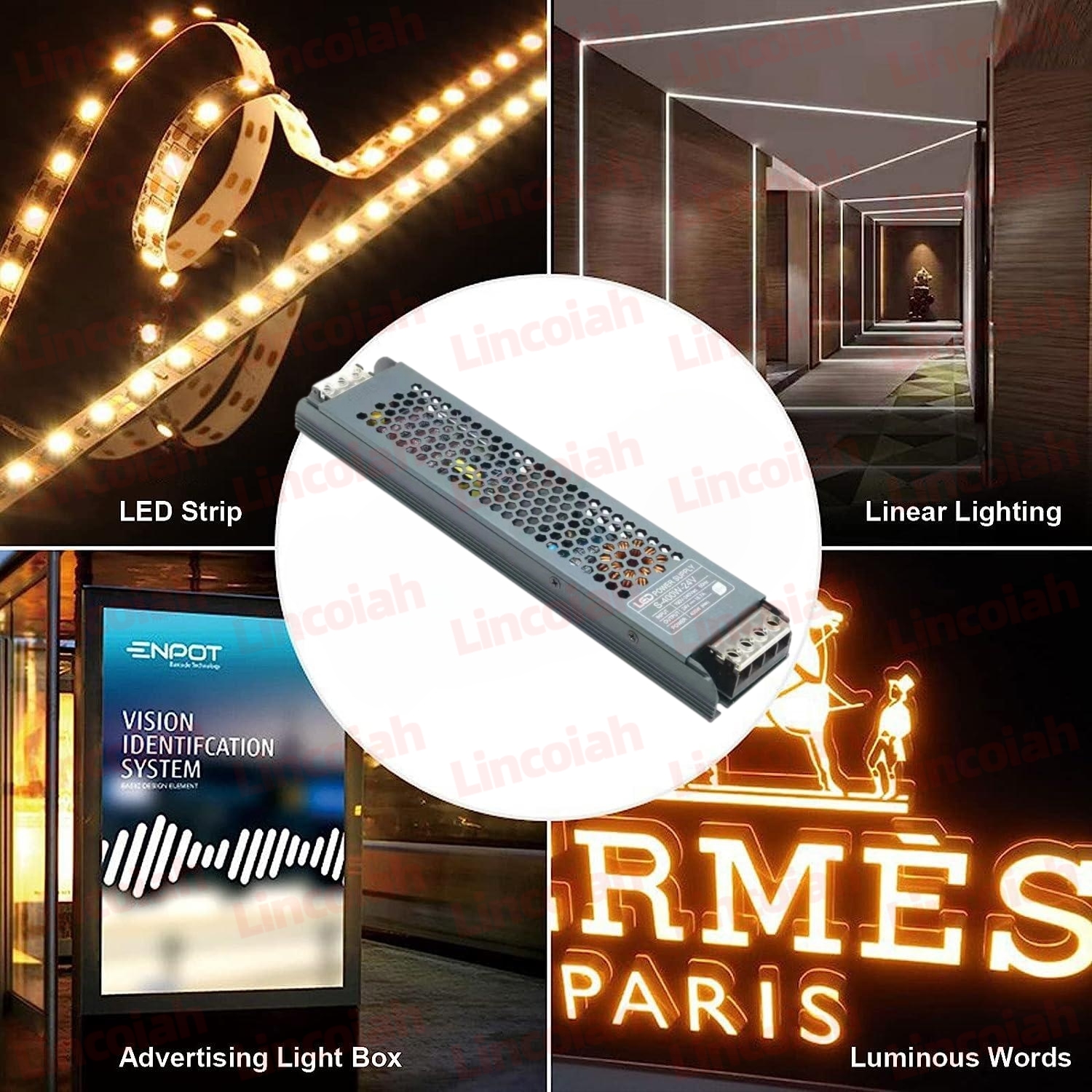 Beleuchtungstransformator DC 12V/24V Netzteiladapter 5A 12A Ultradünne LED-Streifenschalter-Treiberlampe 60W 100W 150W 200W 300W 400W