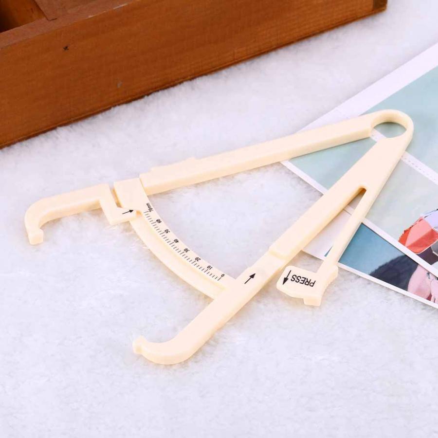Body Fat Calibrator Tester, Portable Body Fat Monitors Skin Fold Meter Measure Meter Tool