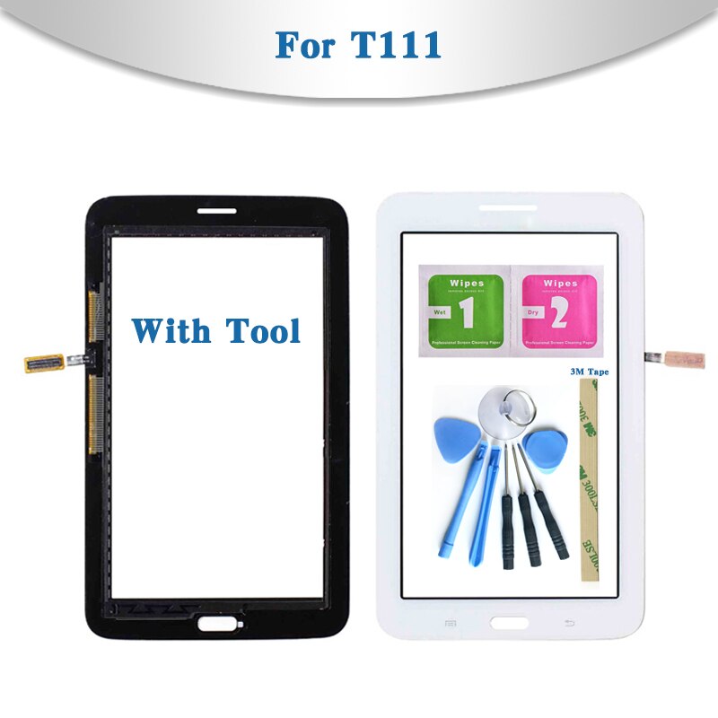 Voor Samsung Galaxy Tab 3 Lite 7.0 SM-T110 SM-T111 T110 T111 Tablet Touch Screen Digitizer Sensor Voor Outer Glas Lens panel