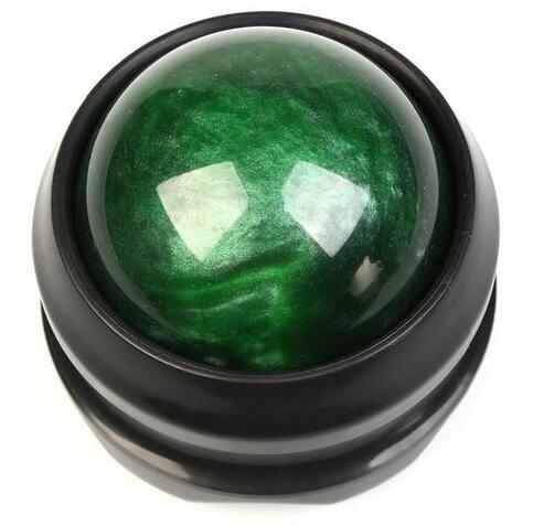 Massage roller ball massager kropsterapi fod ryg talje hofte relaxer stress release muskel afslapning: Grøn