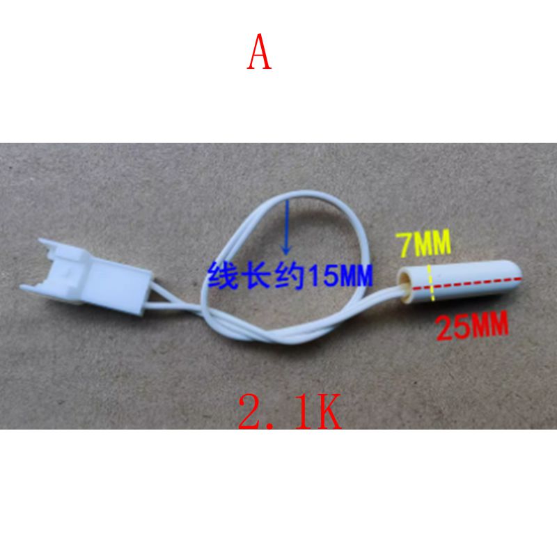 Kühlschrank-Temperatursensor 2,1 K 5 K 10 K universeller Kühltemperatursensor: Weiß