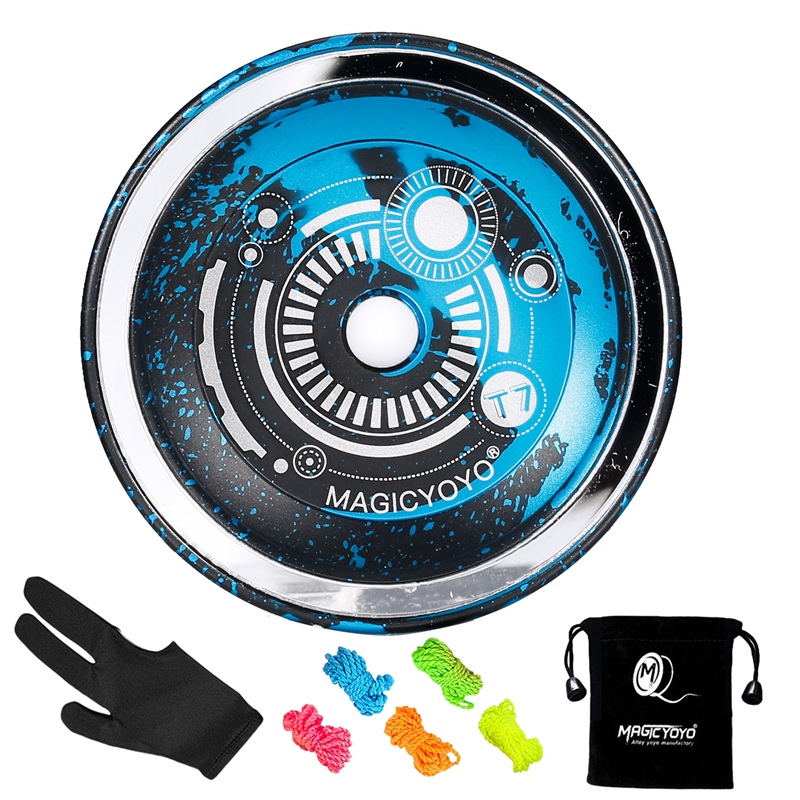 Lot De 6 Yoyo Lumineux Pour Enfants – Roulement à Billes, Ralenti, Jeux De Nuit, Anniversaire, Coordination Œil-Main