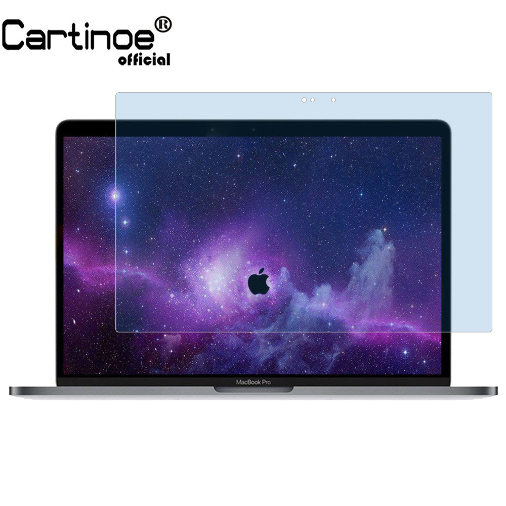 Cartinoe 15 Inch Laptop Screen Protector Voor Apple Macbook Pro 15 A1990/a1707 Anti Blauw Licht screen Guard Film (2 stuks)