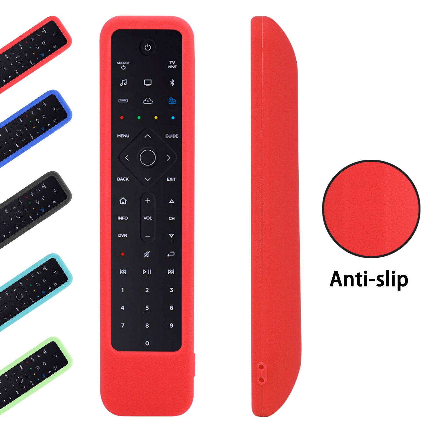 Siliconen Beschermende Afstandsbediening Case Voor Bose Soundbar 500 Voor Bose Soundbar700 Antislip Duurzaam Remote Cover: red