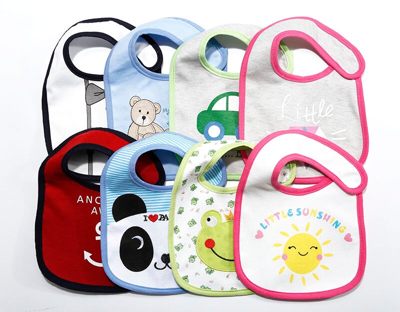 Verkoop 20 Stijlen Veranderd Baby Katoen Slabbetjes Baby Cartoon Waterdichte Speeksel Handdoek Carter Kinderen Burp Doek