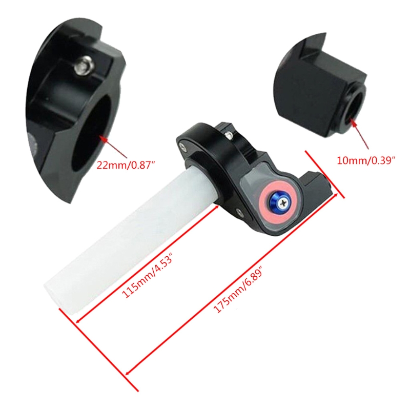 22mm Aluminum Acerbs Throttle Grip Quick Twister + Throttle Cable CRF50 70 110 IRBIS 125 250 Dirt Bike Motorcycle