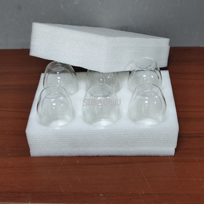 Tasse en verre à Double paroi, 1-6 pièces, résistante à la chaleur, transparente, pour le café, le thé, l'eau,