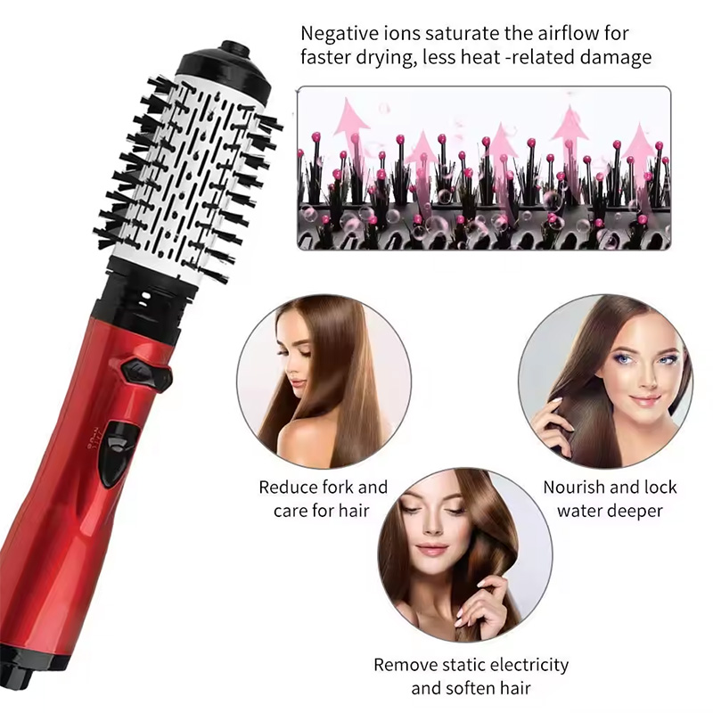 Electric Hair Styling Powerful Hair Dryer Brush Curl and Straighten and Curling Hair Air Brush