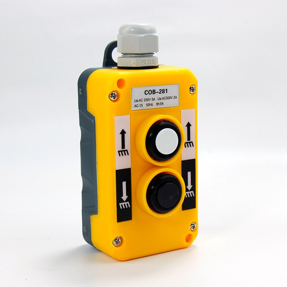 Waterproof remote control switch Crane Truck crane box Control button COB-281 COB-T381 COB-T481: COB-281