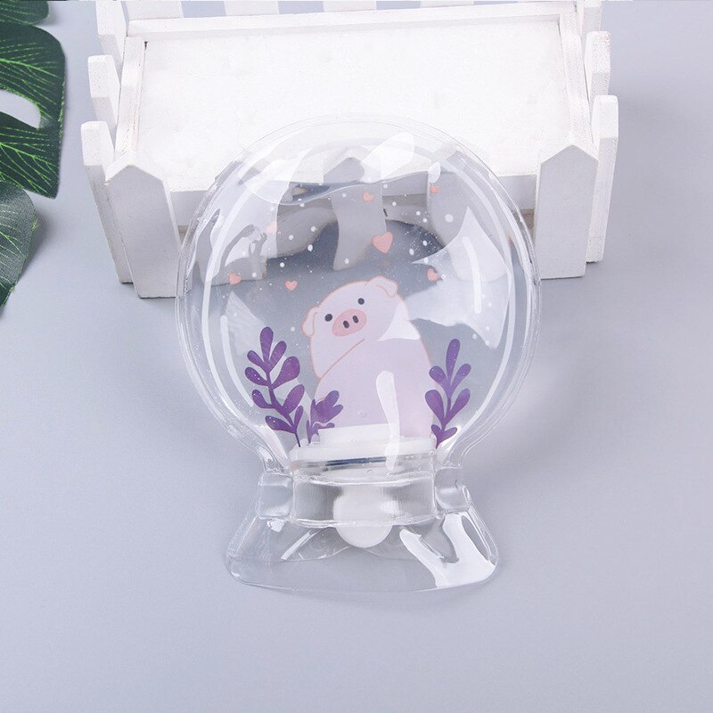 Bouillotte Ronde Transparente PVC Enfant Partie Transparente D'eau Visible Bouteille D'eau Chaude Hiver Bouteille D'eau Chaude