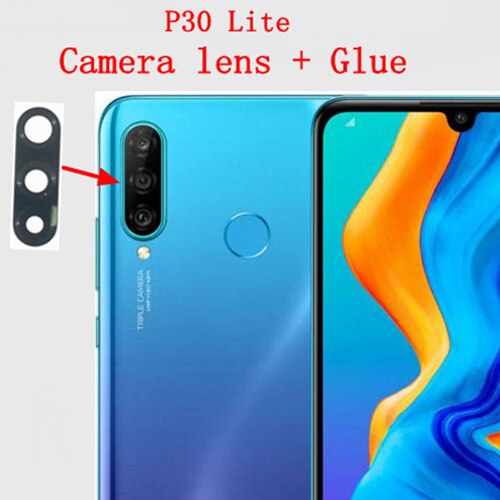 Alkuperäinen takakameran linssin lasin vaihto huawei  p30 p30 pro  p30 lite  p20 pro  p20 lite -laitteelle tarralla: P30 lite 24mp