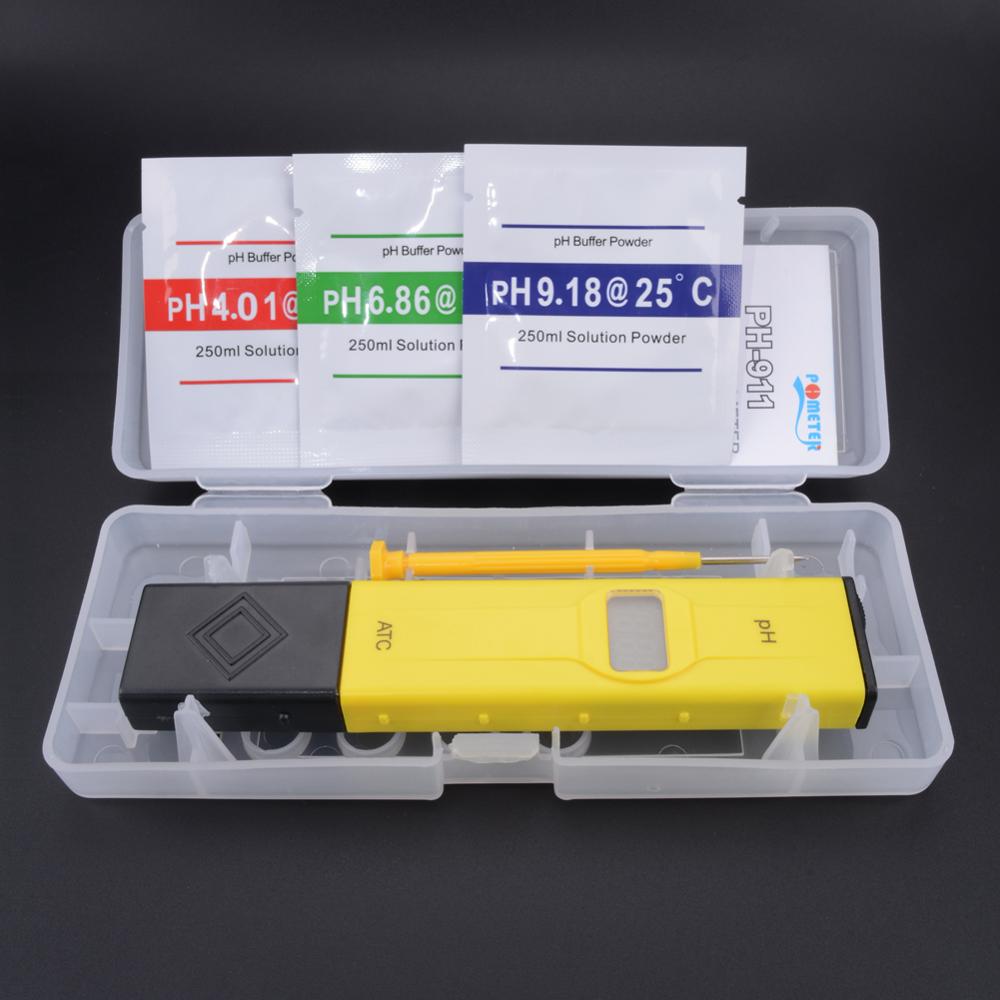 Digitale PH meter met ATC PH test pen Zuurgraad meter pH tester Water quality test pen Nauwkeurigheid 0.1pH draagbare PH meter blacklight