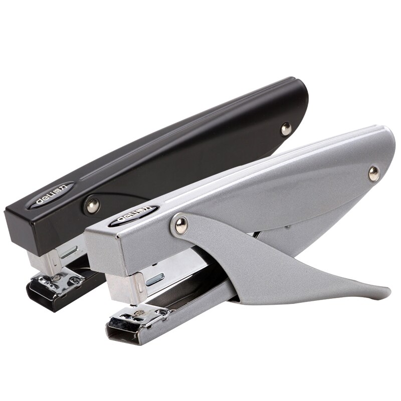 Nietmachine Arbeidsbesparende Hand Type Mini Trompet Nietmachine Kantoor Leren Huishoudelijke Nietmachine Multi-Standaard Levering Nietmachine