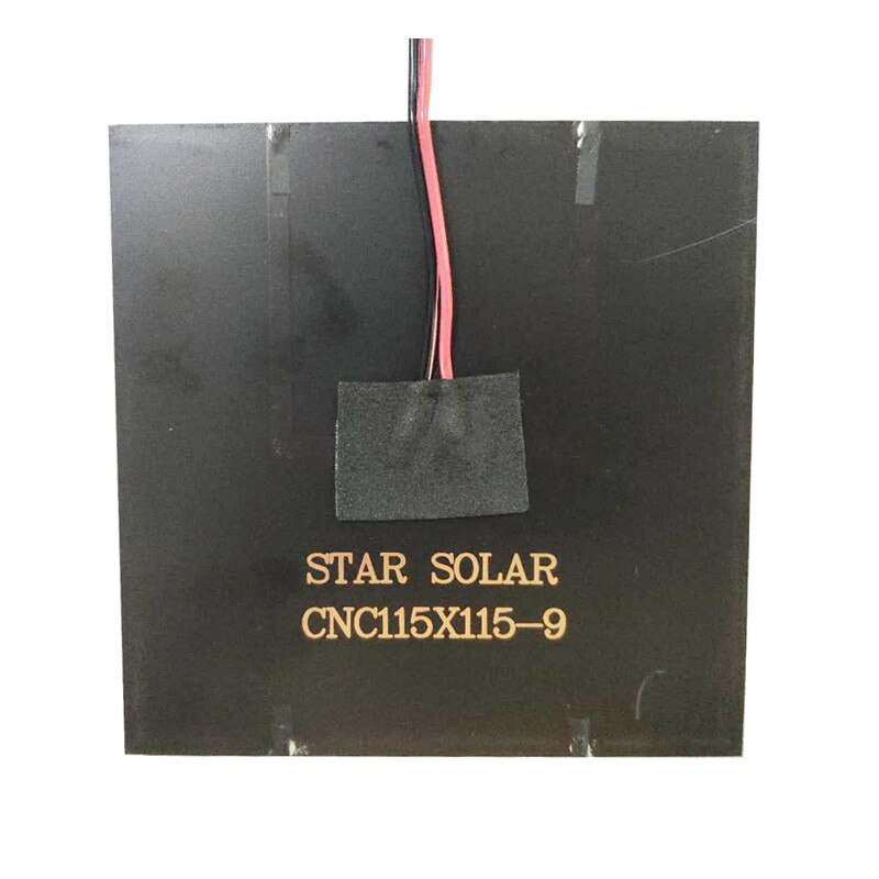 9V 2W Solar Panel 222mA 115*115MM