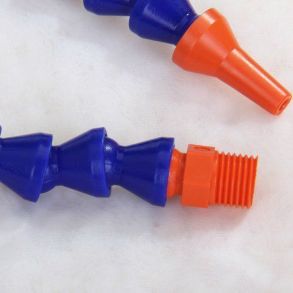 1Pcs 300Mm Ronde Hoofd Draaibank Plastic Flexibele Verstelbare Water Olie Koelvloeistof Pipe Slang Ronde Nozzle 1/4 Bougie buis Condensor