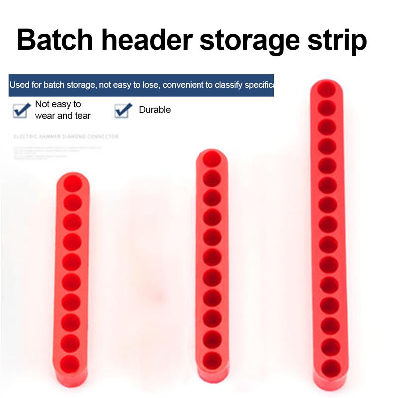 5pcs Hex Bit Organizer Case 11/15 Holes Block Extension Storage Neat Long Screwdriver Bit Holder Sockets Screwdriver Parts Case