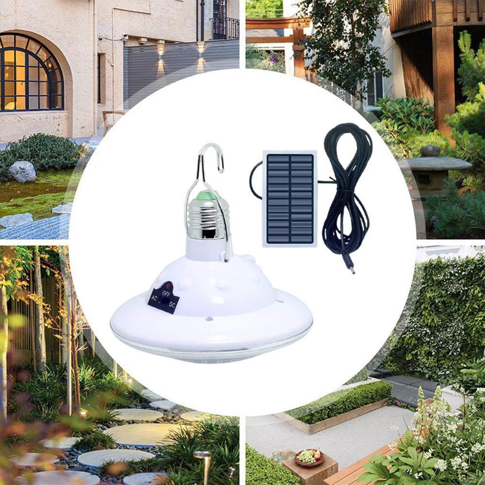 22LED Outdoor/Indoor Solar Lamp Afstandsbediening Zonnepaneel Lamp Solar Hooking Kamp Tuinpad Verlichting Oplaadbare Emergency