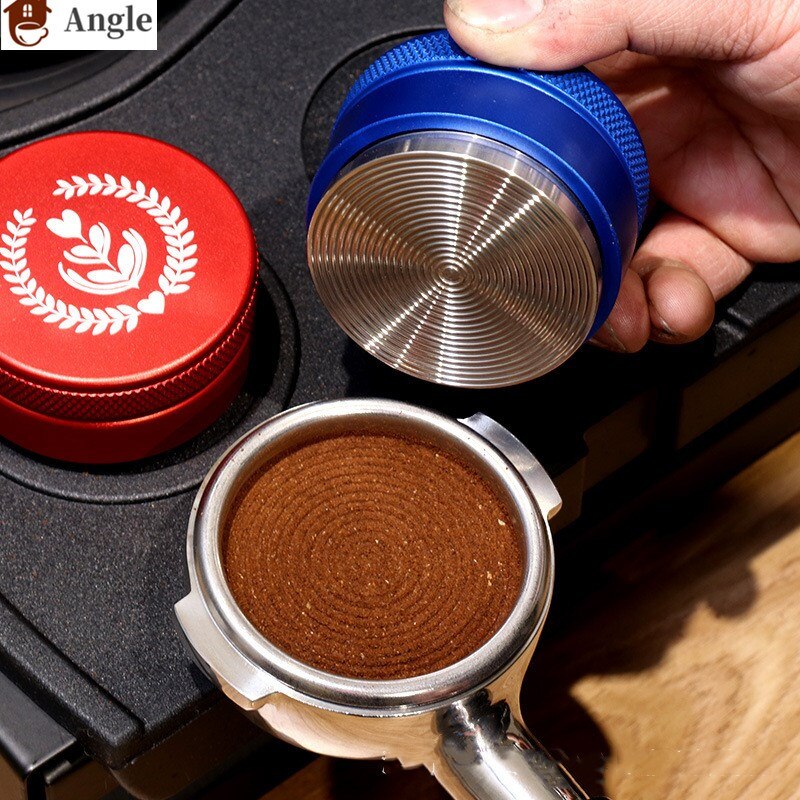 Espresso-kahvinjakelija tasoitustyökalu 58mm macaron kahvin peukalointi kahvin annostelija 304 ruostumatonta terästä