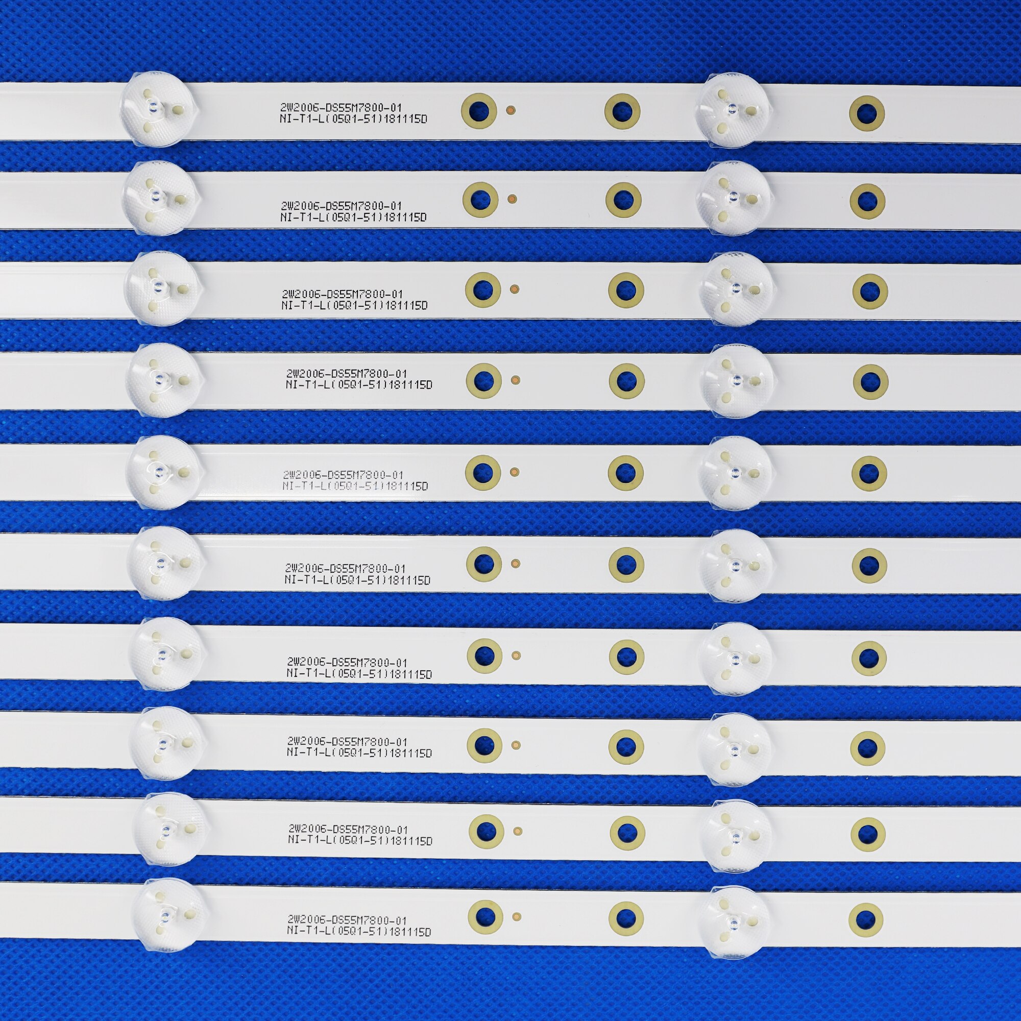 Kit)10 Stks/set Led Backlight Strip Voor Baird TI5510DLEDDS 2W2006-DS55M7800-01 DS55M78-DS02-V01 DSBJ-WG