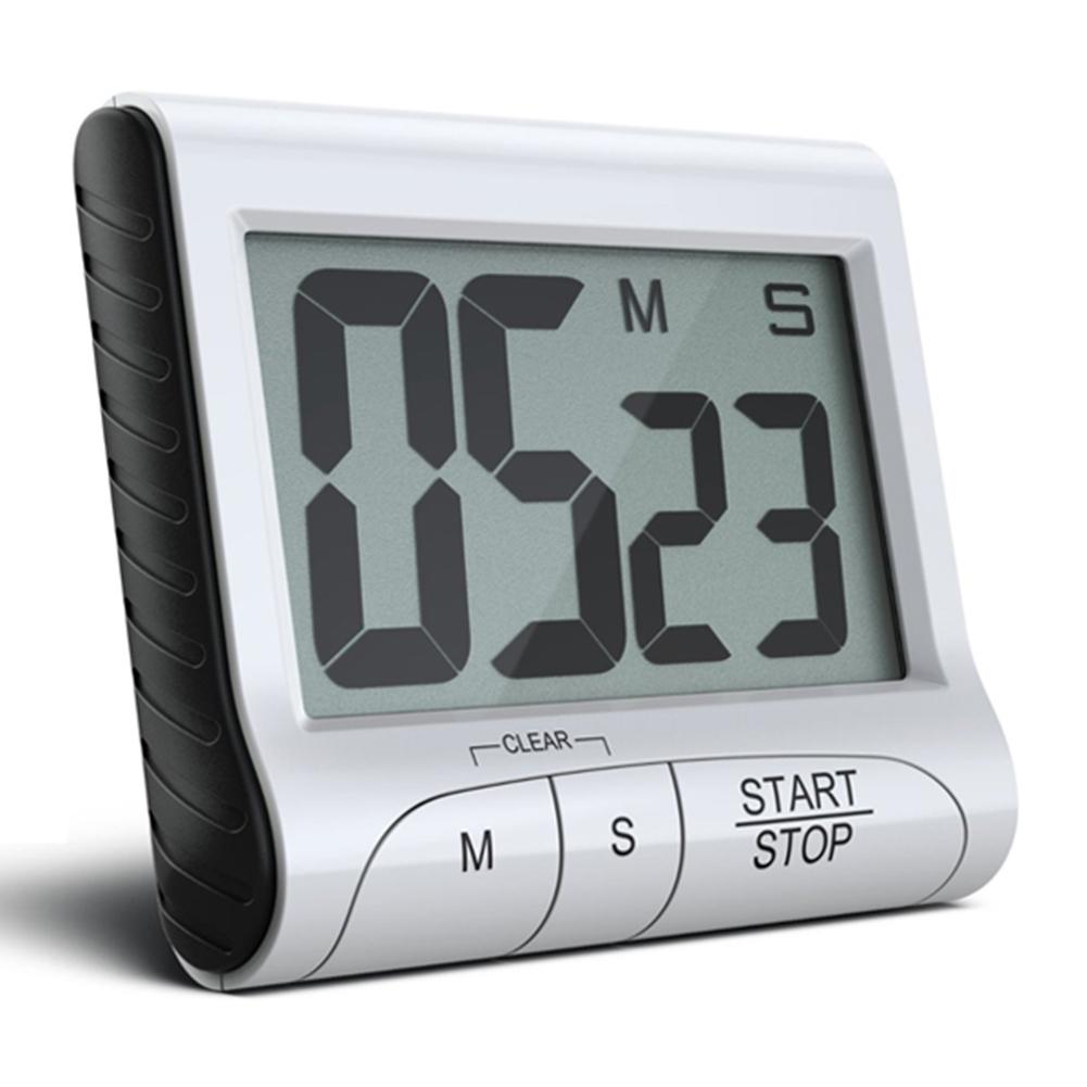 Kitchen LCD Digital Timer Alarm Clock Magnet Cooking Count Up Plastic Saves Space Countdown Alarm