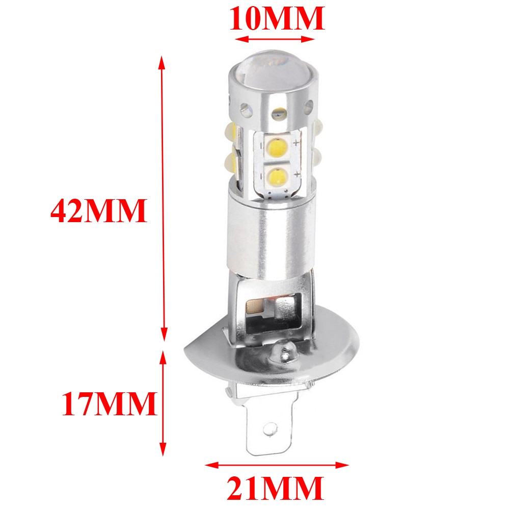 2X6000 K H1 80W hoch Energie Kolben LED SCHEINWERFER HOHE ABBLENDLICHT NEBEL GLÜHBIRNEN