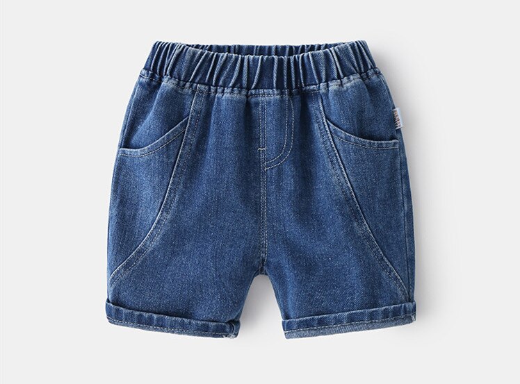 Summer Kids Baby Girls Shorts Boys Jeans Short Pants Toddler Ripped Pants for Baby Boys Shorts Cotton Girls Denim Shorts 2-6Y: darkblue / 3T