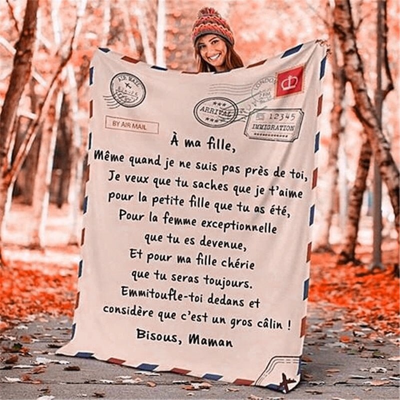 Premium Deken Om Mijn Dochter Zoon Duurzaam Comfortabel Voor Thuis WWO66