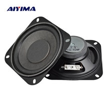 AIYIMA 2 Stuks 4 Inch Audio Draagbare Subwoofer Speakers 6Ohm 10 W DIY Home Theater Sound System Draadloze Altavoz Bluetooth speaker