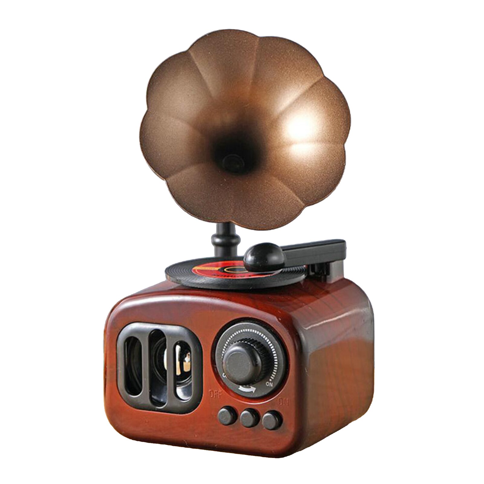 Kunststoff retro Musik Kasten, Jahrgang Grammophon Musical Kasten für Geburtstag/Weihnachten/Valentinstag