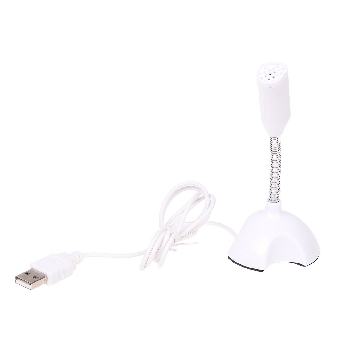 Micrófono USB Web micrófono Flexible con cancelación de ruido para Mac PC ordenador portátil soporte
