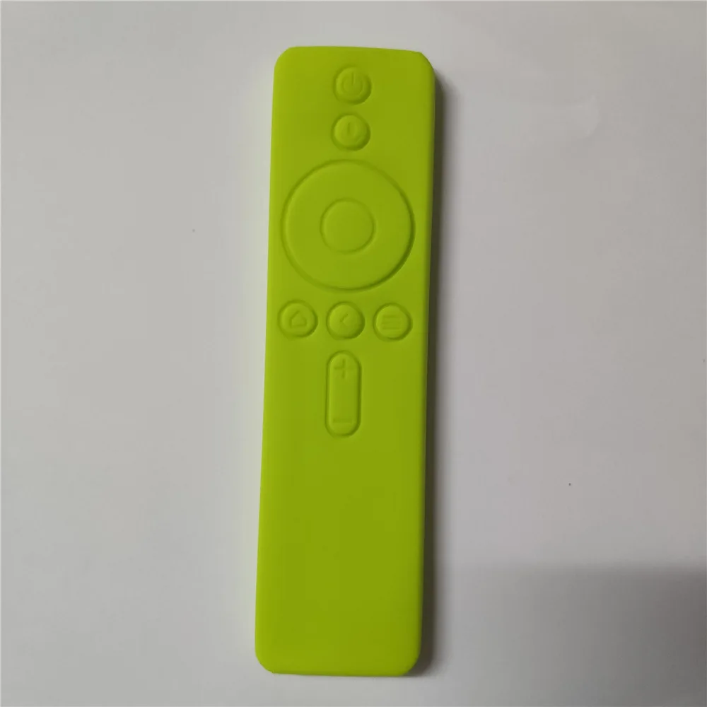 Jednokolorowe etui na pilota do Xiaomi 4A TV 4C MiBox Silikonowe, pyłoszczelne etui ochronne na pilota Mi 4 Voice Remote: green