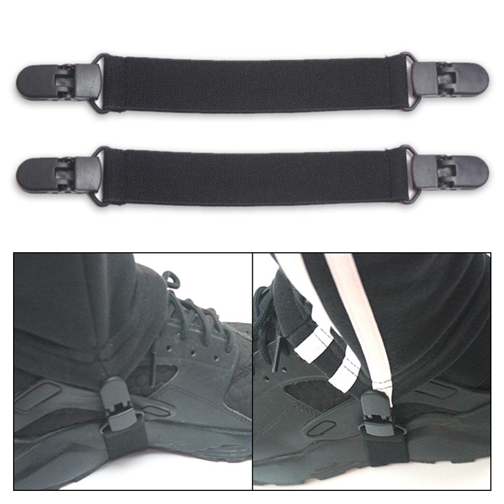 2 stuks motorfiets beugel broek clips been laarzen elastische verstelbare banden losse laarzen riem plakband voeten schoenen accessoires