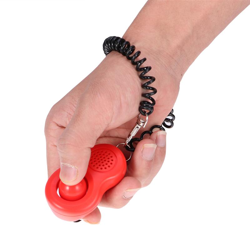 4pcs Pet Cat Dog Training Clicker Kit Exclusive Training Humanized Scientific Pet Tool Set with Wrist Strap