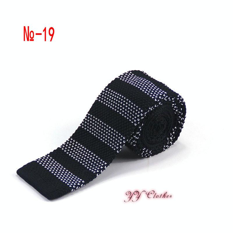 Handmade Men Knitting Ties Casual Men's Formal Wear Business Suit Ties For Wedding Party For Male Necktie: 19