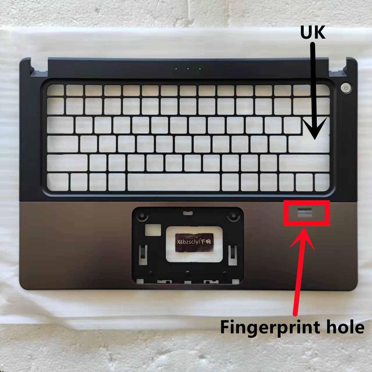 Laptop For DELL Vostro 14 5460 5470 5480 inspiron 5439 Upper Top Cover Red US UK Grey Shell Fingerprint hole Empty shell
