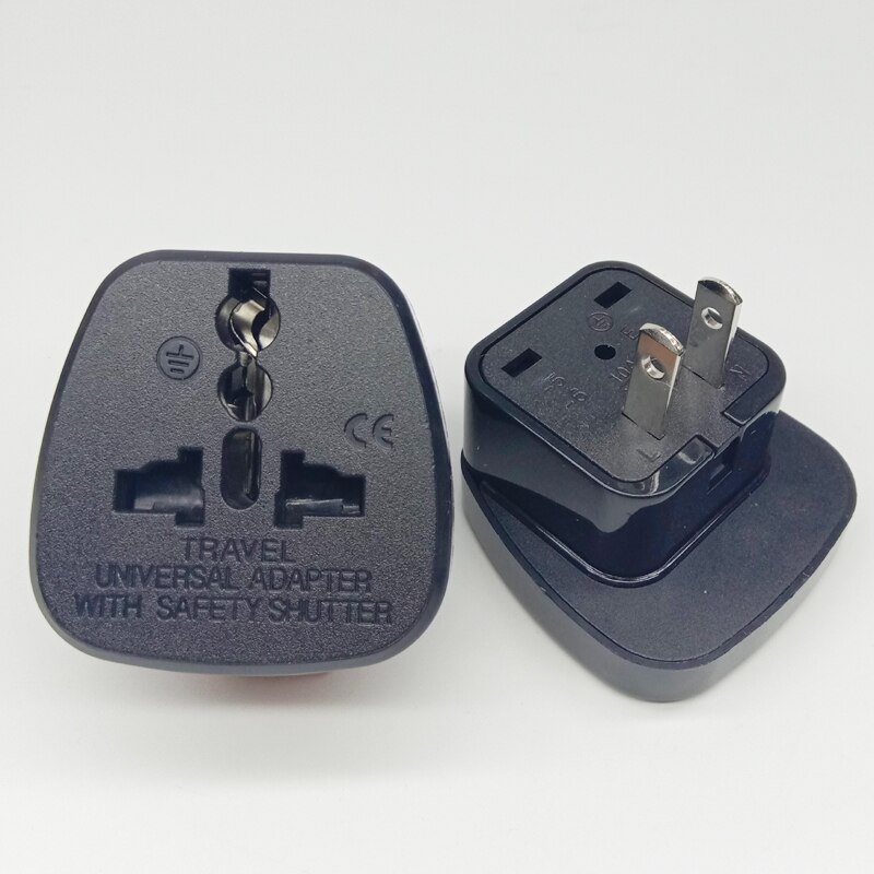 Power Adapter Travel Adapter 2 pin USA Converter au UK EU Universal US Plug Oplader Voor Canada Brazilië mexico