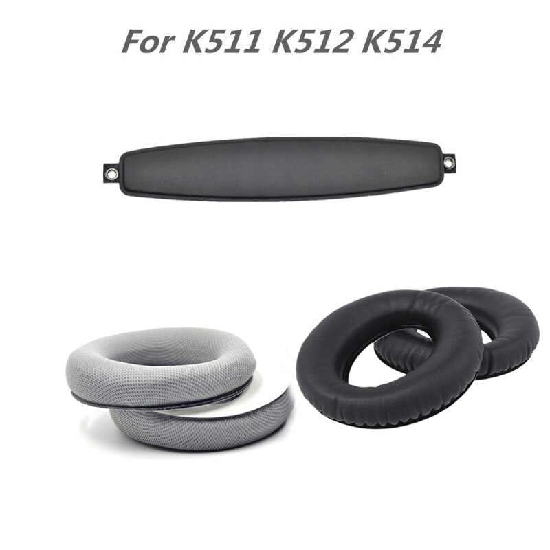 Almohadillas de repuesto para auriculares AKG K511 K512 K514, almohadillas para los oídos, almohadillas para la cabeza, N0HC
