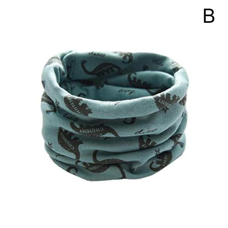 Écharpe en coton pour enfants, motif imprimé de dessin animé, à carreaux, pour filles et garçons, idéal pour l'hiver, Y7K6: B